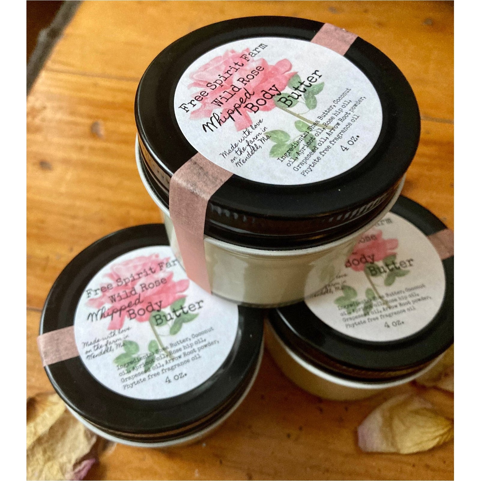 Whipped Body Butter~Wild Rose – Free Spirit Farm