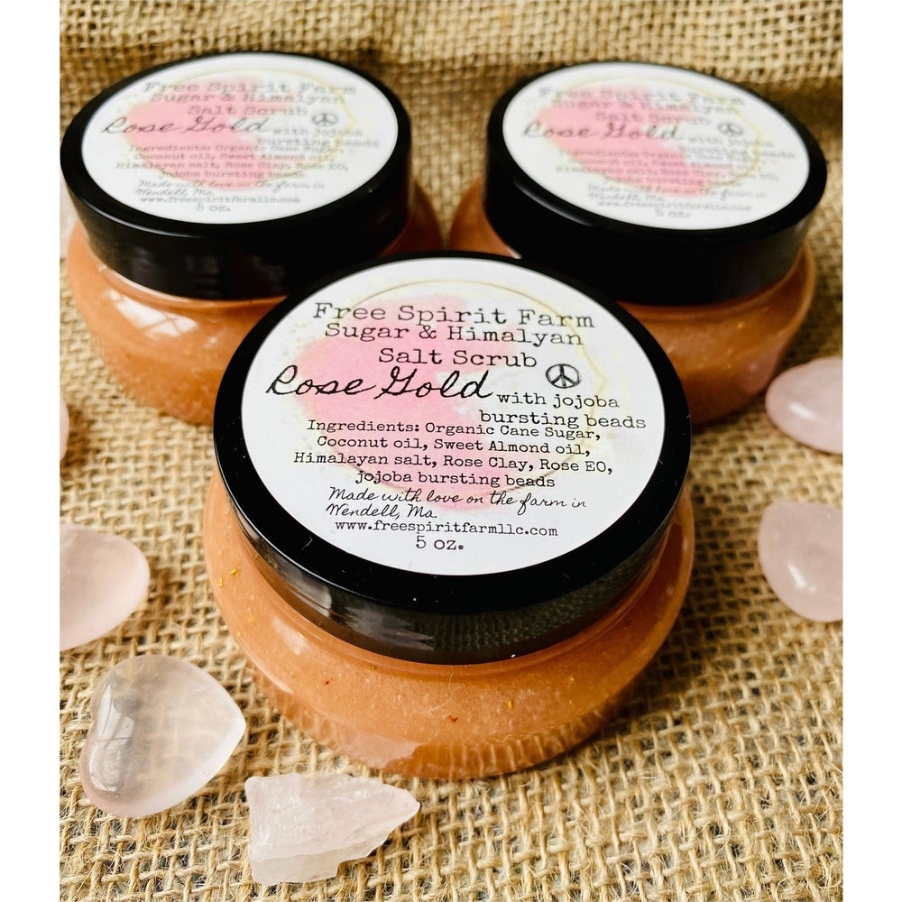 Sugar &amp; Himalayan Salt Scrub ~Rose Gold