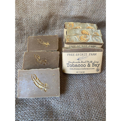 Goat Milk Soap~ Tobacco &amp; Bay