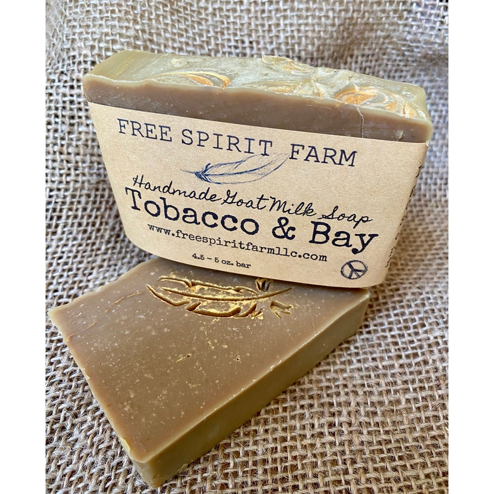 Goat Milk Soap~ Tobacco &amp; Bay