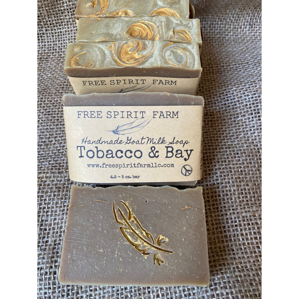 Goat Milk Soap~ Tobacco &amp; Bay