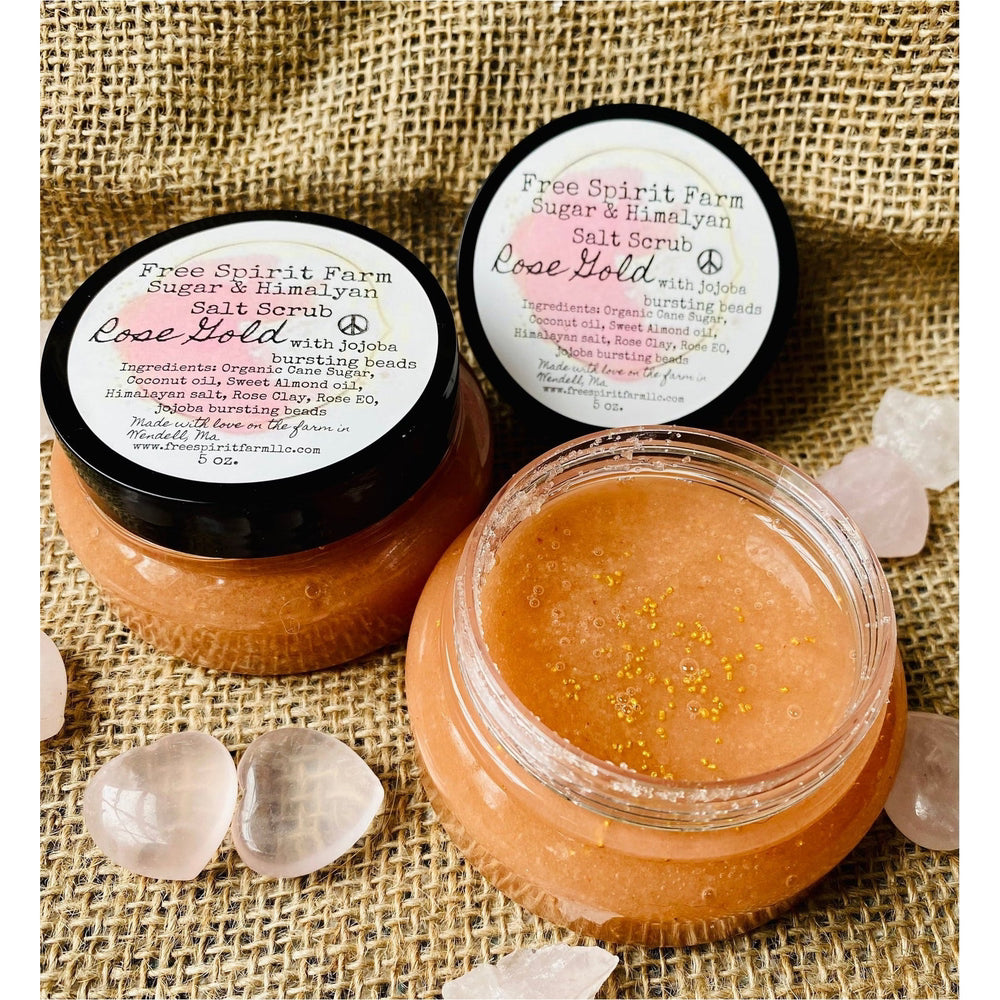 Sugar &amp; Himalayan Salt Scrub ~Rose Gold