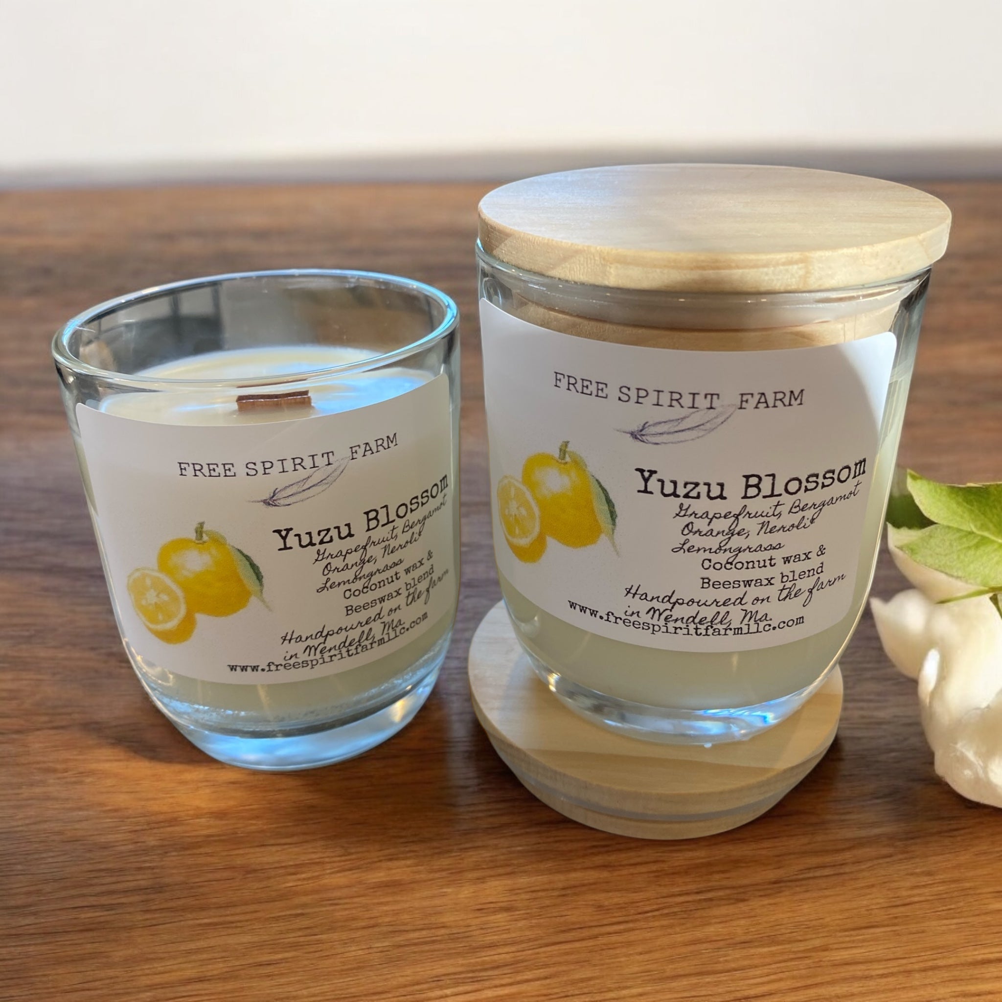 Coconut &amp; Beeswax Candle~Yuzu Blossom