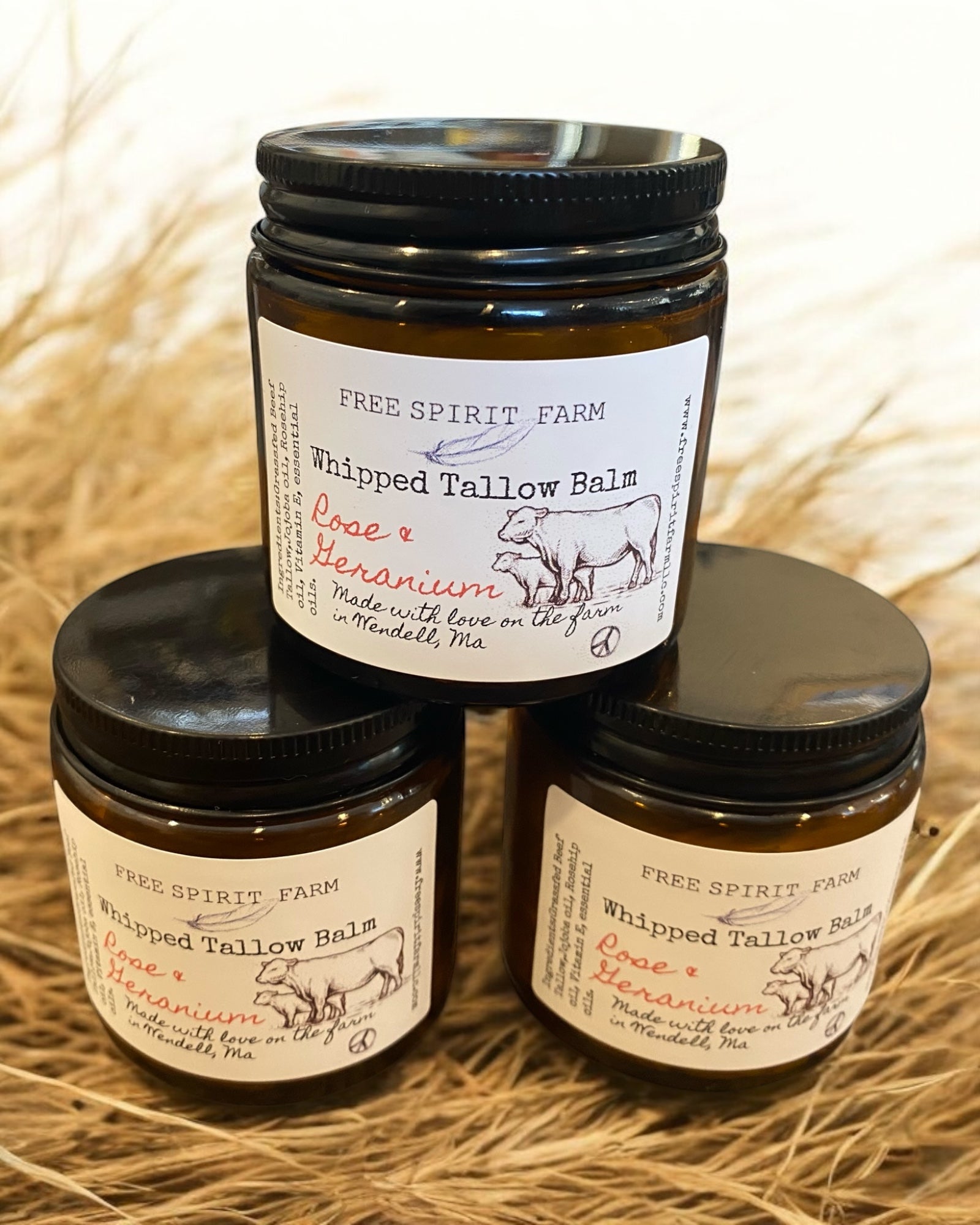 Whipped Tallow Balm~Rose &amp; Geranium