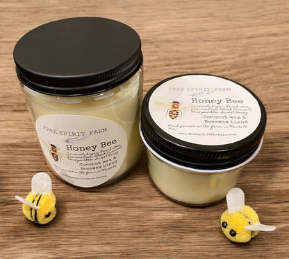 Coconut &amp; Beeswax Candle~ Honey Bee