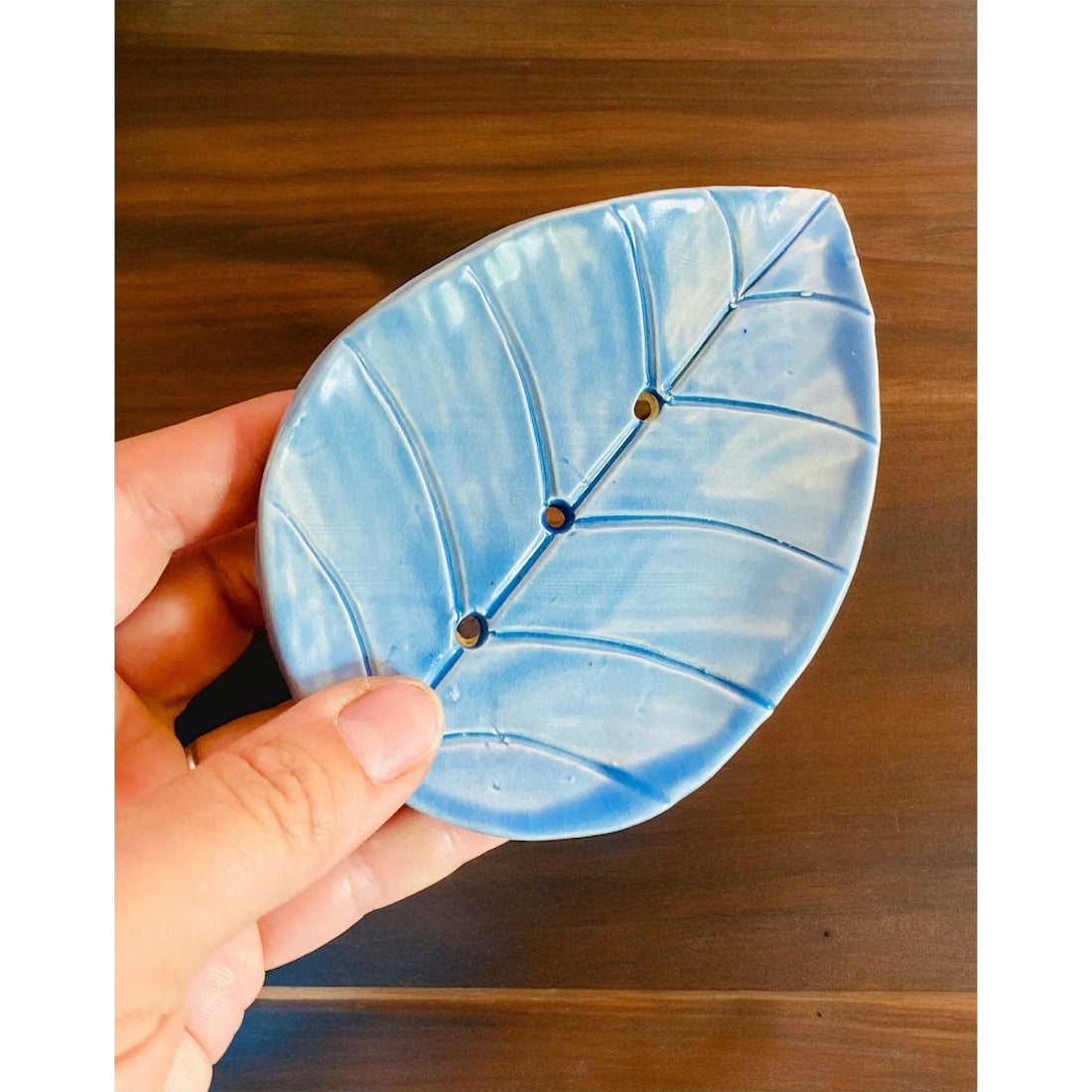 Ceramic Leaf Soap Dish